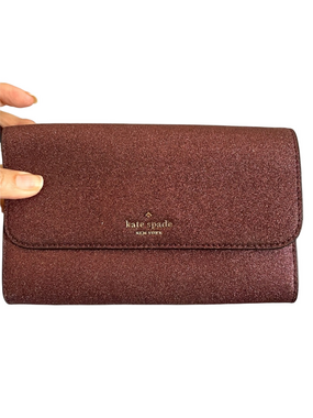 Kate Spade New York Glimmer Boxed Medium Flap Phone Wristlet Wallet